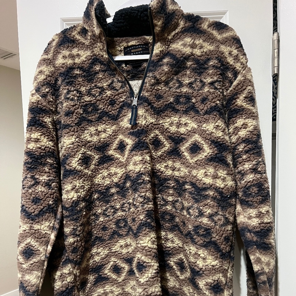 Southern Marsh Sherpa Half Zip Pullover